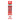 Front-facing shot of the Ooze Slim Clear Series Transparent 510 Vape Battery in ruby red packaging, centered on a white background