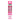 Front-facing shot of the Ooze Slim Clear Series Transparent 510 Vape Battery in its clear pink "Atomic Pink" packaging against a white background.