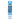 Front-facing product shot of the Ooze Slim Clear Series Transparent 510 Vape Battery in sapphire blue visible through its retail packaging.