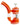 The Stack Silicone Bubbler is displayed in a close-up, angled view showcasing its textured, orange silicone body.