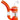 The Stack Silicone Bubbler is pictured from a slight angle, showcasing the orange silicone body and clear glass joint.