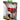 A front view of the Stack Silicone Bubbler, showing the clear glass bubbler against a colorful, patterned background.