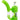 Front view of the Stack Silicone Bubbler, a green silicone bubbler with a clear glass bowl and textured exterior.