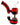 Front view of the Stack Silicone Bubbler, showcasing the red silicone bubbler with a clear glass bowl and compact design.