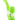 A front view of the Stack Silicone Bubbler, showcasing its textured, green silicone body and compact design.