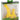 Front view of the Steamboat Silicone Bubbler, a yellow, compact bubbler against a dark, patterned background.