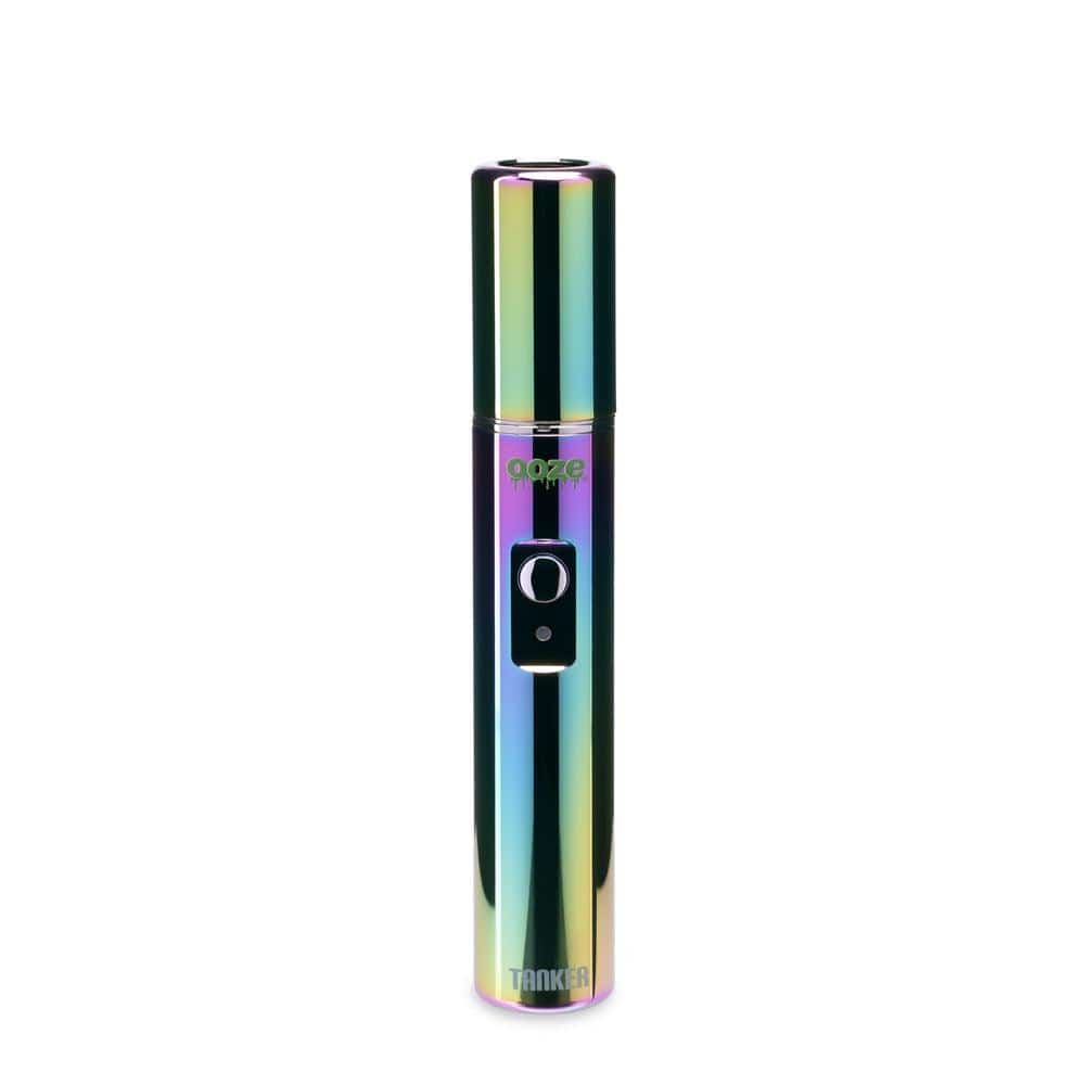 A studio shot of the Tanker 510 Thread Thermal Chamber Vaporizer Battery, featuring a sleek, cylindrical design against a plain white backdrop.