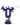 Front view of the Ooze Trip Silicone Bubbler Rig, displaying the purple, textured design and rounded mouthpiece.