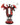 Front view of the Ooze Trip Silicone Bubbler Rig, showcasing its colorful, textured design and rounded mouthpiece.