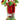 Front view of the Ooze Trip Silicone Bubbler Rig, displaying a colorful, patterned design and rounded form.