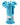 Front view of the Ooze Trip Silicone Bubbler Rig, showcasing its rounded, colorful design against a plain white background.
