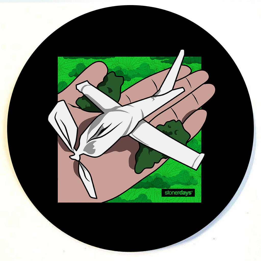 Paper Plane Dab Mat