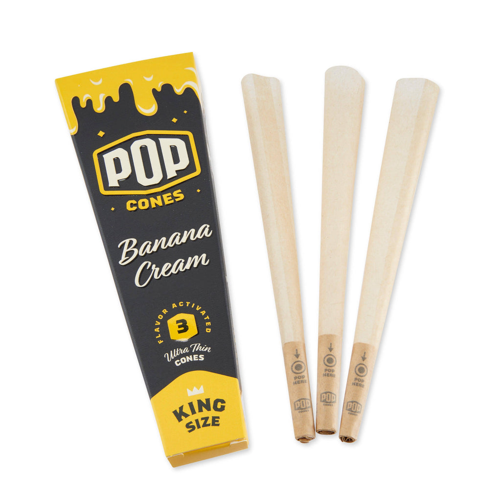 King Size Pre-Rolled Cones with Flavor Tip - 4 Packs of 3