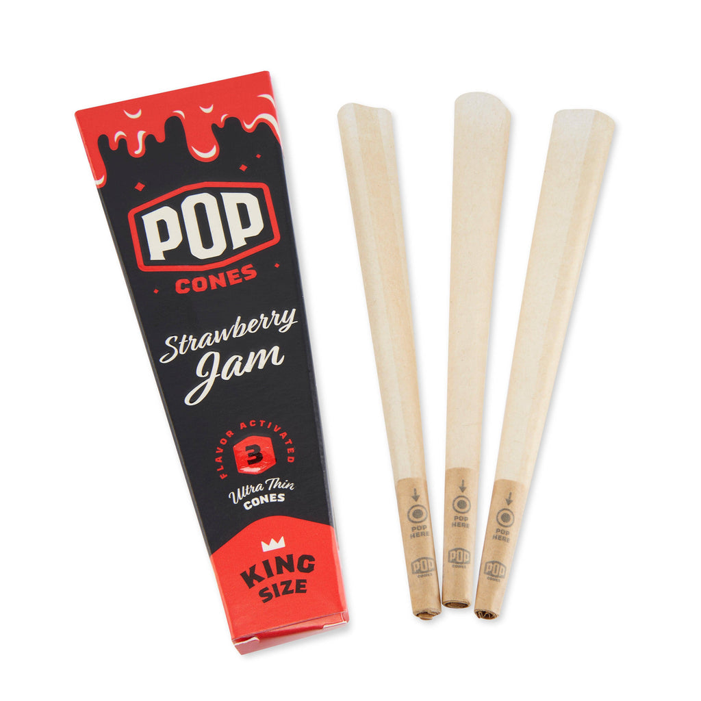 King Size Pre-Rolled Cones with Flavor Tip - 4 Packs of 3