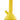 Front view of the Beaker Buddy Dog Toy, a yellow, textured toy displayed on a reflective surface.