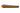Side view of a long brown rubber stick with an orange rounded end, the Puff Palz Doggie Doob Dog Toy shown on a white background.