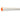 Side view on white background of a long white toy with an orange rounded tip, the Puff Palz Doggie Doob Dog Toy.