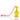 A brightly lit, angled view of the Tug & Toke Dog Toy, featuring a vibrant yellow bone-shaped design with a pink rope attached.