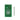 A straight-on view of the Aluminum Dugout, featuring a sleek, green metallic finish and compact, rectangular design.