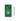A straight-on view of the Aluminum Dugout, featuring a sleek, green metallic finish and compact, rectangular design.