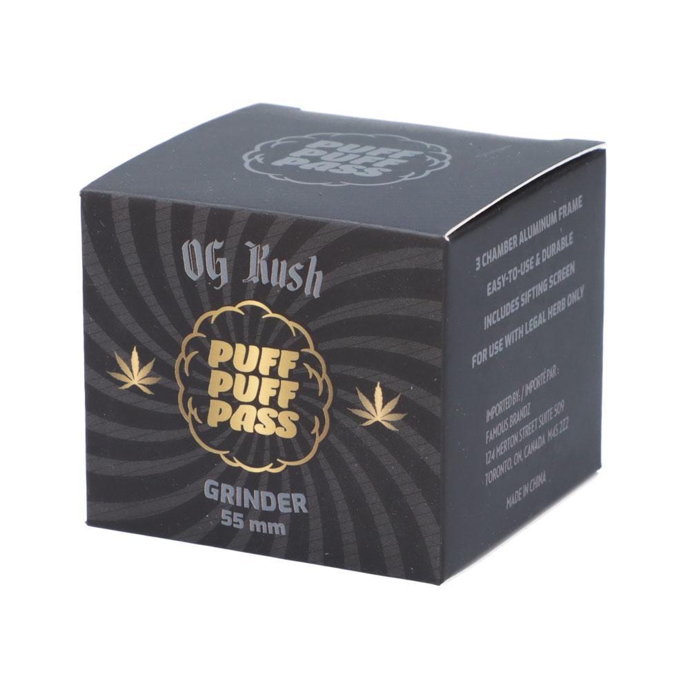 Puff Puff Pass OG Kush 55mm 3-Stage Grinder
