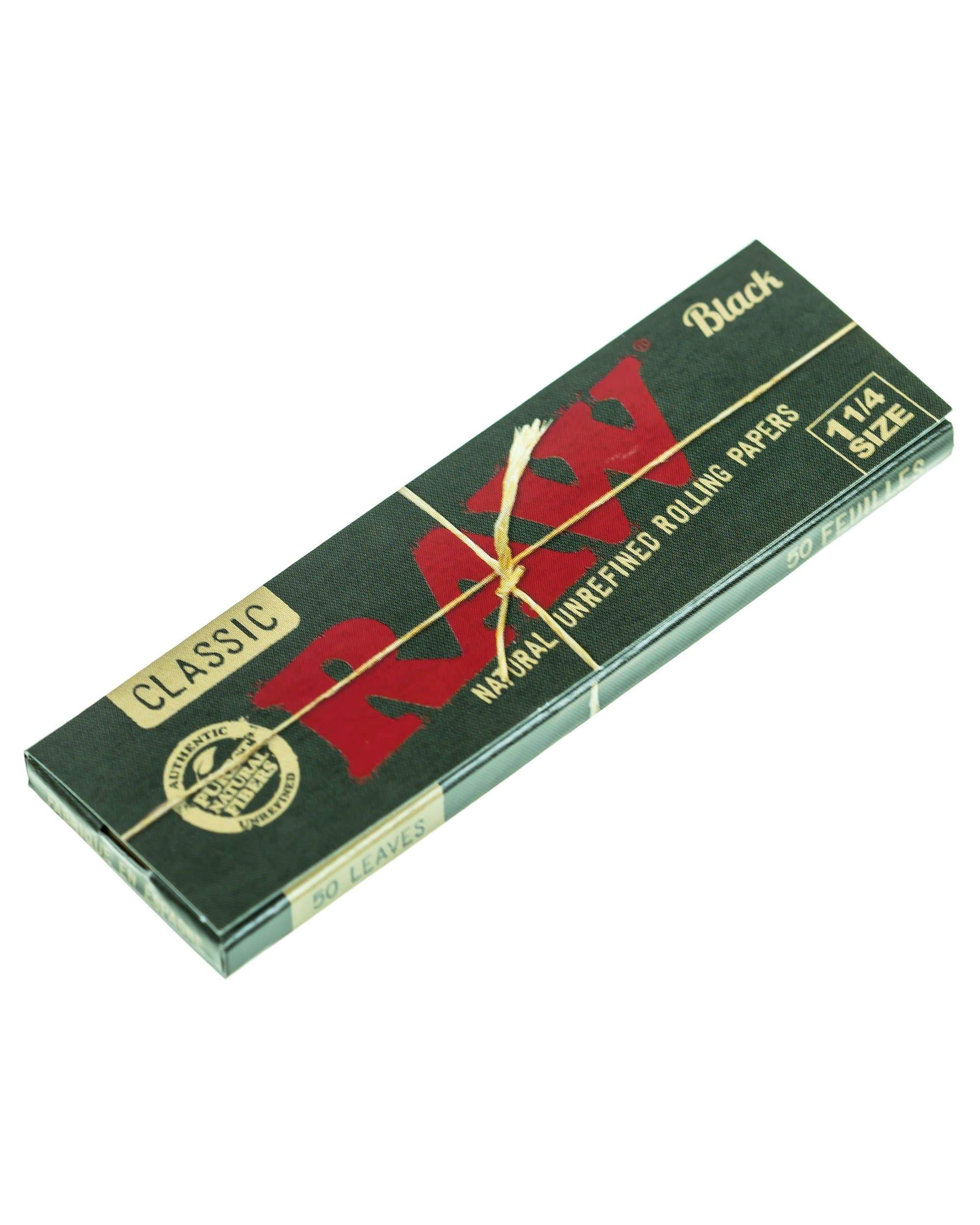 Black 1-1/4 Rolling Papers