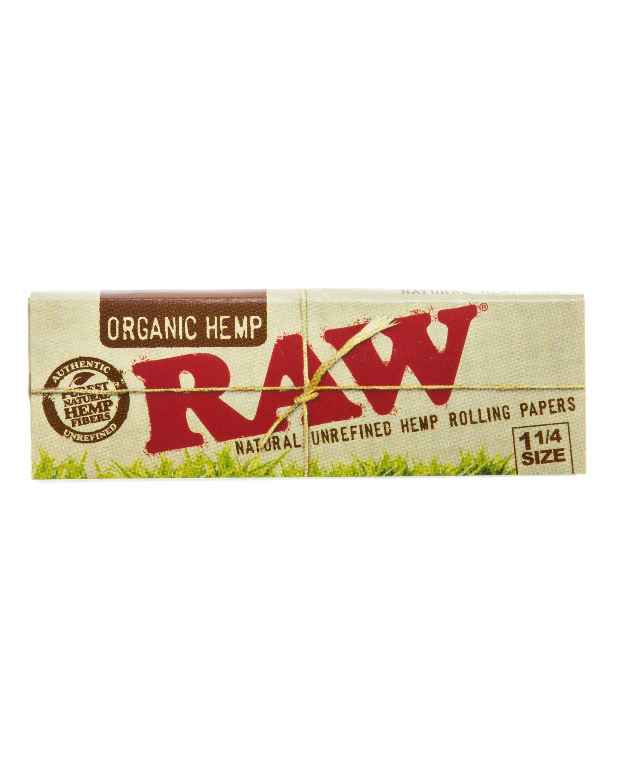 RAW - Organic Hemp 1-1/4" Rolling Papers