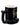 A close-up shot of the Medium Pipe Mug, showcasing its curved, pipe-like handle and dark, glossy finish.