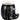 A close-up, angled view of the Stoner Dad Roast & Toast Pipe Mug, showing its black ceramic body and integrated pipe design.