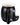 A close-up, angled view of the Stoner Dad Roast & Toast Pipe Mug, showing its black ceramic body and integrated pipe design.