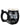 A studio shot of the Stoner Dad Roast & Toast Pipe Mug, showcasing its glossy black ceramic finish and uniquely shaped handle.