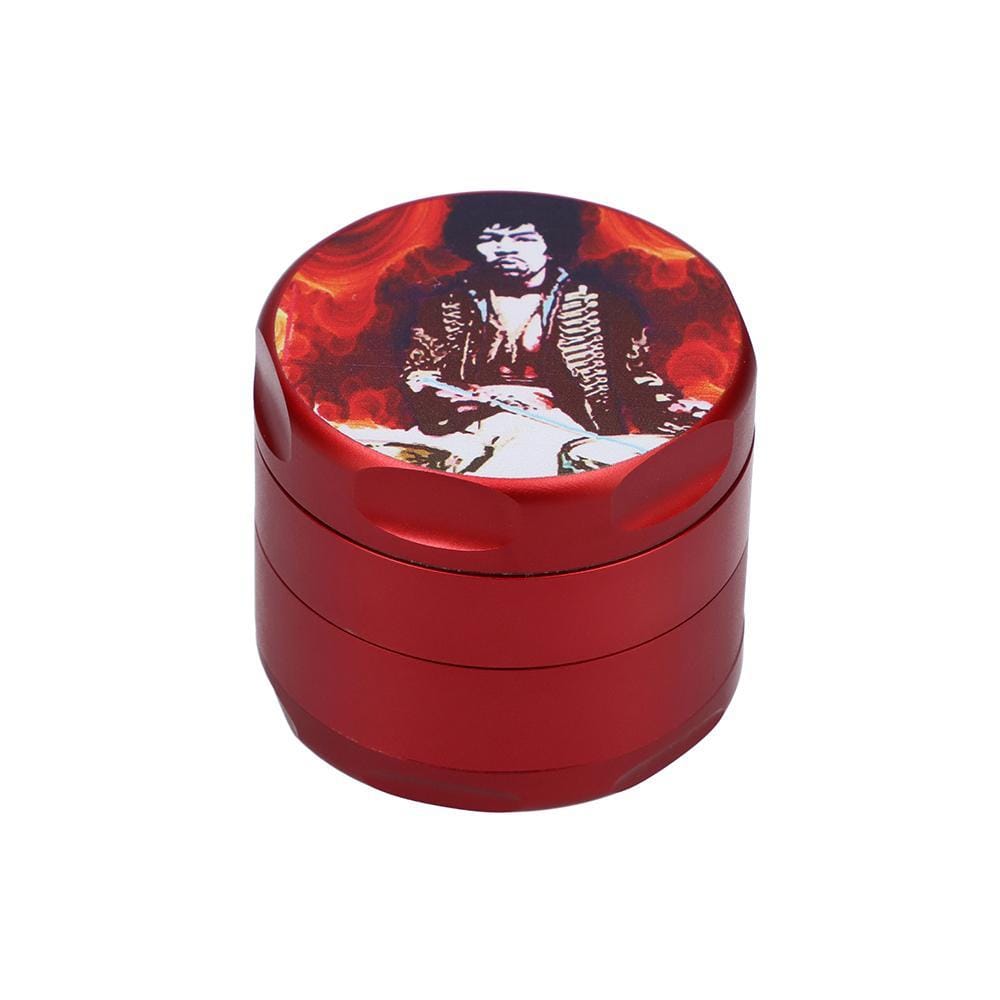 Rock Legends Jimi Hendrix Fire 55mm 4-Piece Grinder