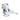 Rock Legends Rock Legends Jimi Hendrix Love 6" Clear Hammer Sherlock Pipe