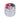 Top-down view of the Rock Legends Jimi Hendrix Rainbow Haze 55mm 4-Piece Grinder showing its silver cylindrical body and colorful psychedelic portrait on the lid.