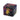 Three-quarter view of the Rock Legends Jimi Hendrix Rainbow Haze 55mm 4-Piece Grinder box showing colorful purple and red artwork, gold face silhouette, and product sketch.