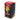 Three-quarter view of the colorful box for the Rock Legends Jimi Hendrix USA 4" Spoon Pipe featuring a stylized yellow portrait on a red and multicolor abstract background