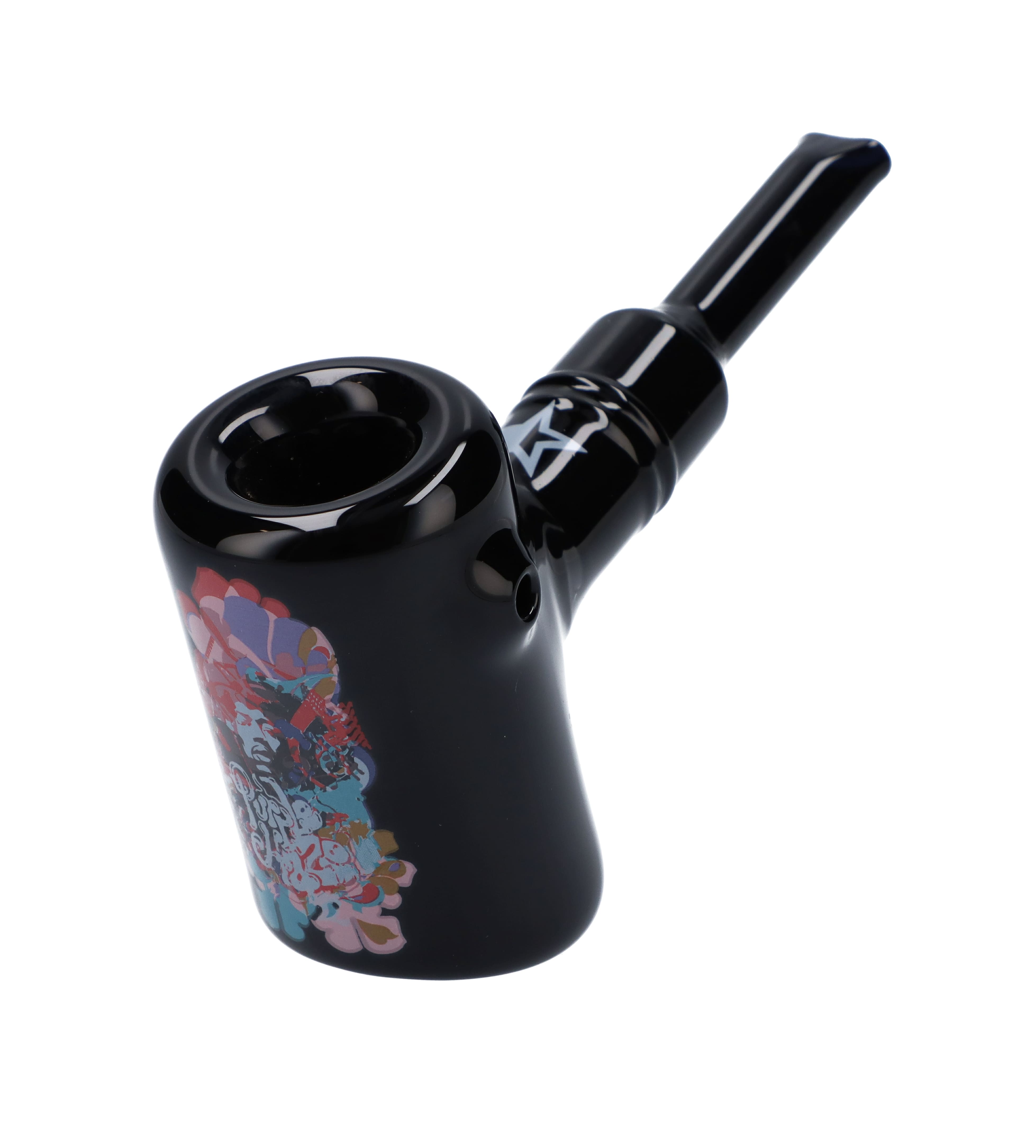 Jimi Rainbow Haze 6" Black Hammer Sherlock Pipe