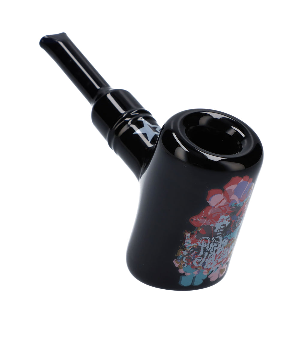 Rock Legends Jimi Rainbow Haze 6" Black Hammer Sherlock Pipe
