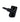 Close-up angled view of the glossy black Rock Legends Jimi Rainbow Haze 6" Black Hammer Sherlock Pipe against a white background