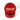 Front view of the Santa Cruz Shredder Premium Grinder (2-part) in a vibrant red color, showcasing its two-piece construction.