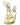 A side view of the Fumed Power Coil Bong shows the detailed glasswork and fumed finish of the curved design.
