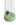 Front view of the 10" Designer Bong, showcasing its clear glass construction and simple, cylindrical shape.