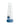 Front view of the 10" Designer Bong, a tall, clear glass piece with a blue base, shown against a white background.