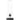 A front view of the 10" Designer Bong, showcasing the clear glass construction and simple, cylindrical form.