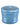 Front view of the V2.0 Hard Top Grinder, a metallic blue grinder with a textured top and cylindrical shape.
