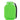 Front view of the SmokeBuddy Jr., a small, green plastic filter with a black coiled tether attached to the side.