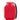 Front view of the SmokeBuddy Jr., a compact, red personal air filter with a black ribbed texture on the top.