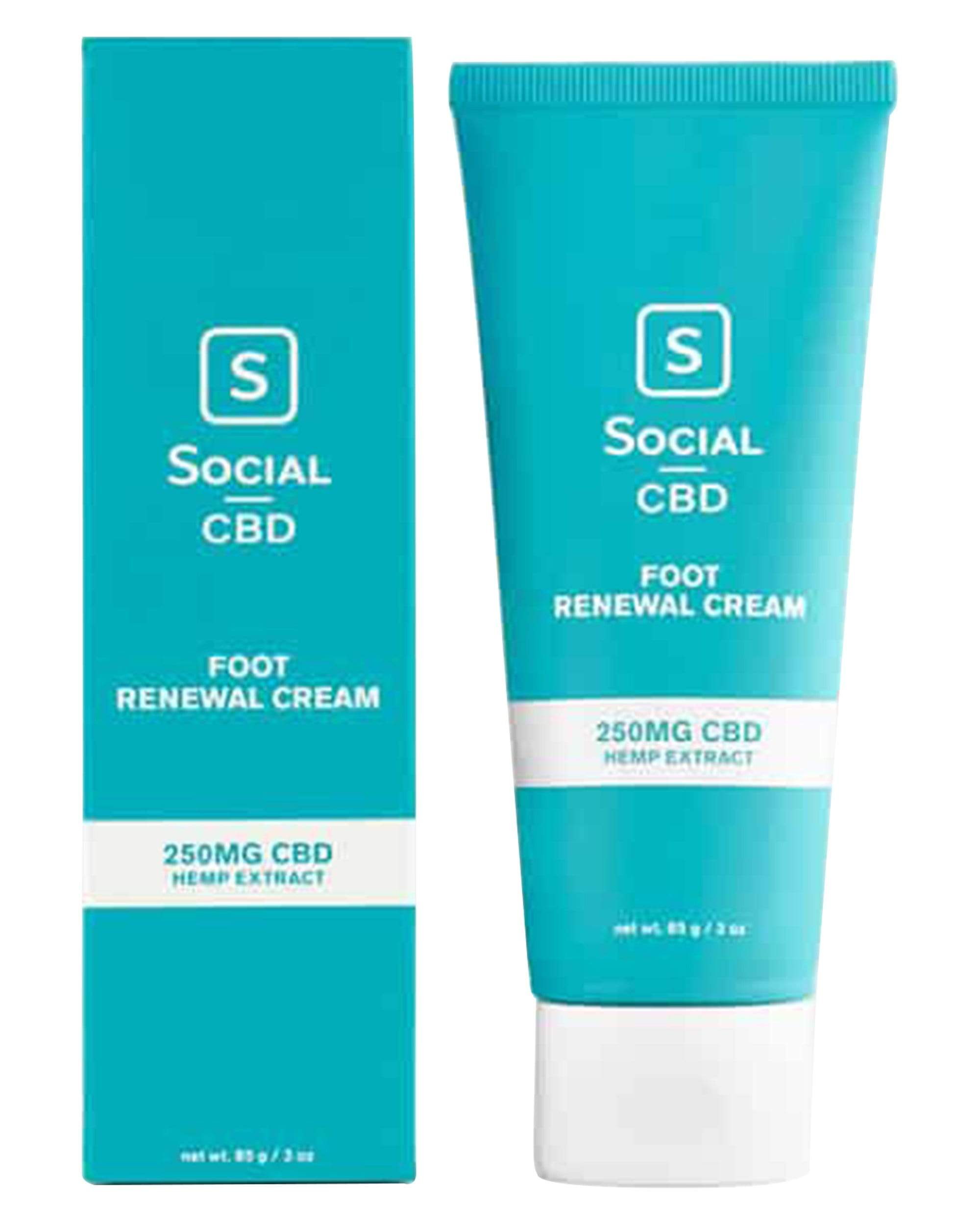 Social CBD Foot Renewal Cream