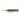 A close-up view of the Wooden Dab Tool, showcasing its sleek design and polished finish against a dark backdrop.