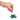 A hand holds the Fusion Atomizer Vape Battery, highlighting its sleek design against a blurred green background.